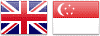GBP SGD Flags