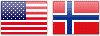 USD NOK Flags